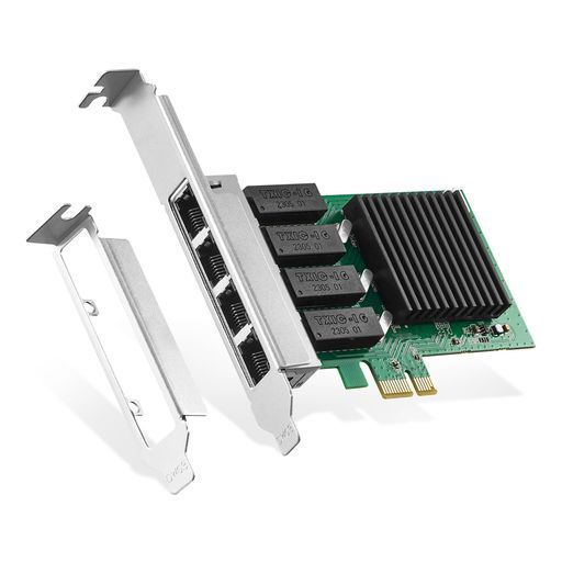Realtek4ポートギガビットPCIeネットワークアダプターRT8111Hコントローラー1000/100MbpsBinardatEthernetLANNICカードWindows/L