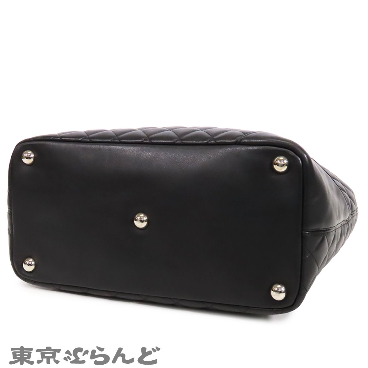 シャネル CHANEL カンボンライン トート A25169 ブラックxホワイト