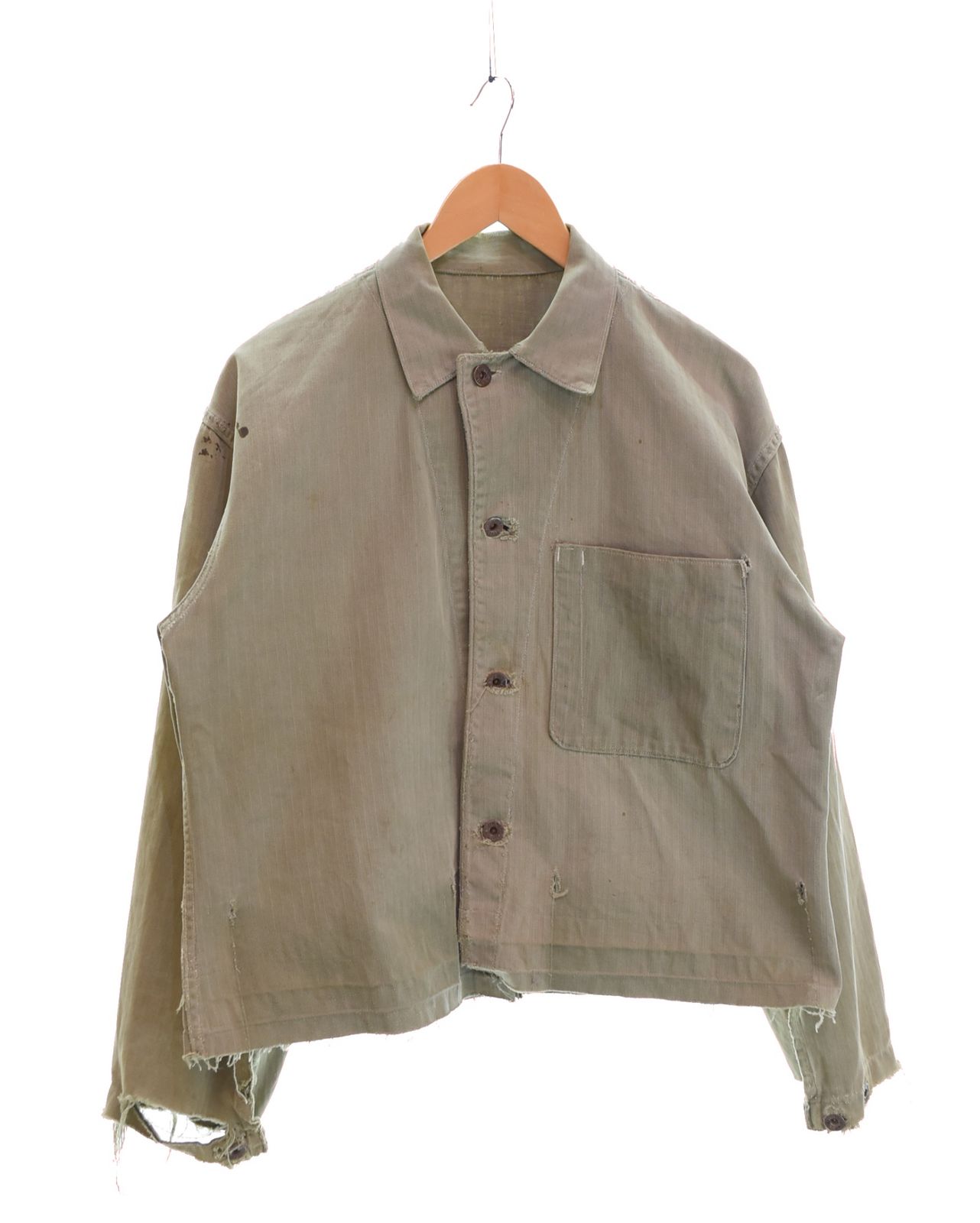 ミリタリー military 40s USMC P-41 HBT Jacket Cut off 40's アメリカ