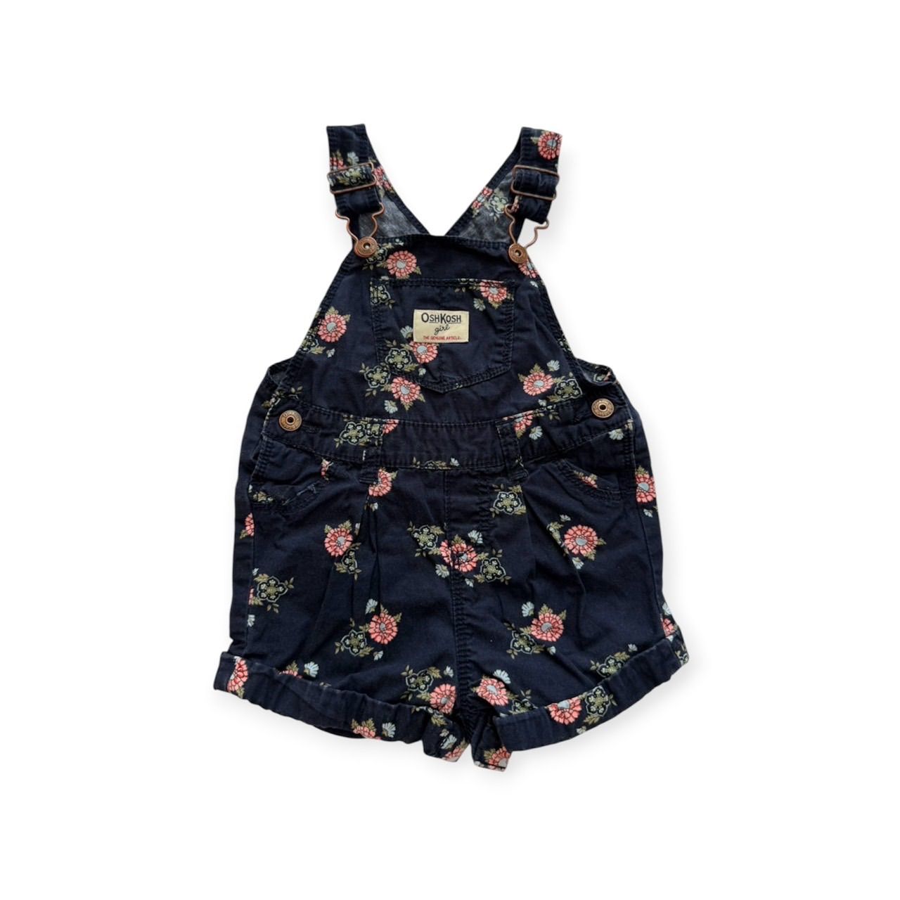 Size 80】Oshkosh ショートオール ネイビー 花柄 - メルカリ