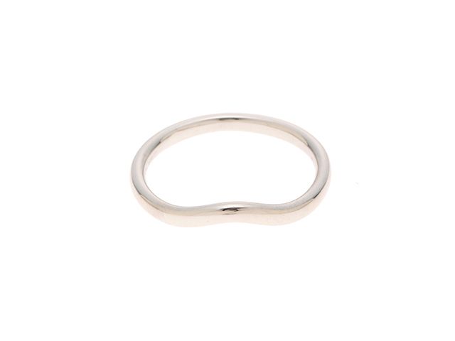 TIFFANY&Co. ティファニー カーブドバンド リング 指輪 Pt950 プラチナ