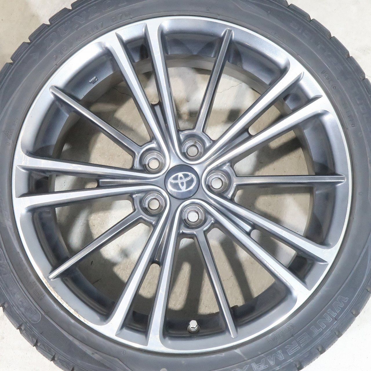 4本 トヨタ 86 ZN6 純正 17インチ 7J +48 5H PCD100 スタッドレス