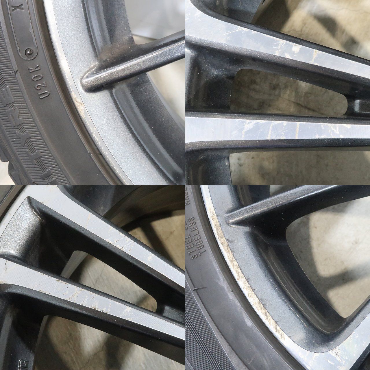 4本 トヨタ 86 ZN6 純正 17インチ 7J +48 5H PCD100 スタッドレス