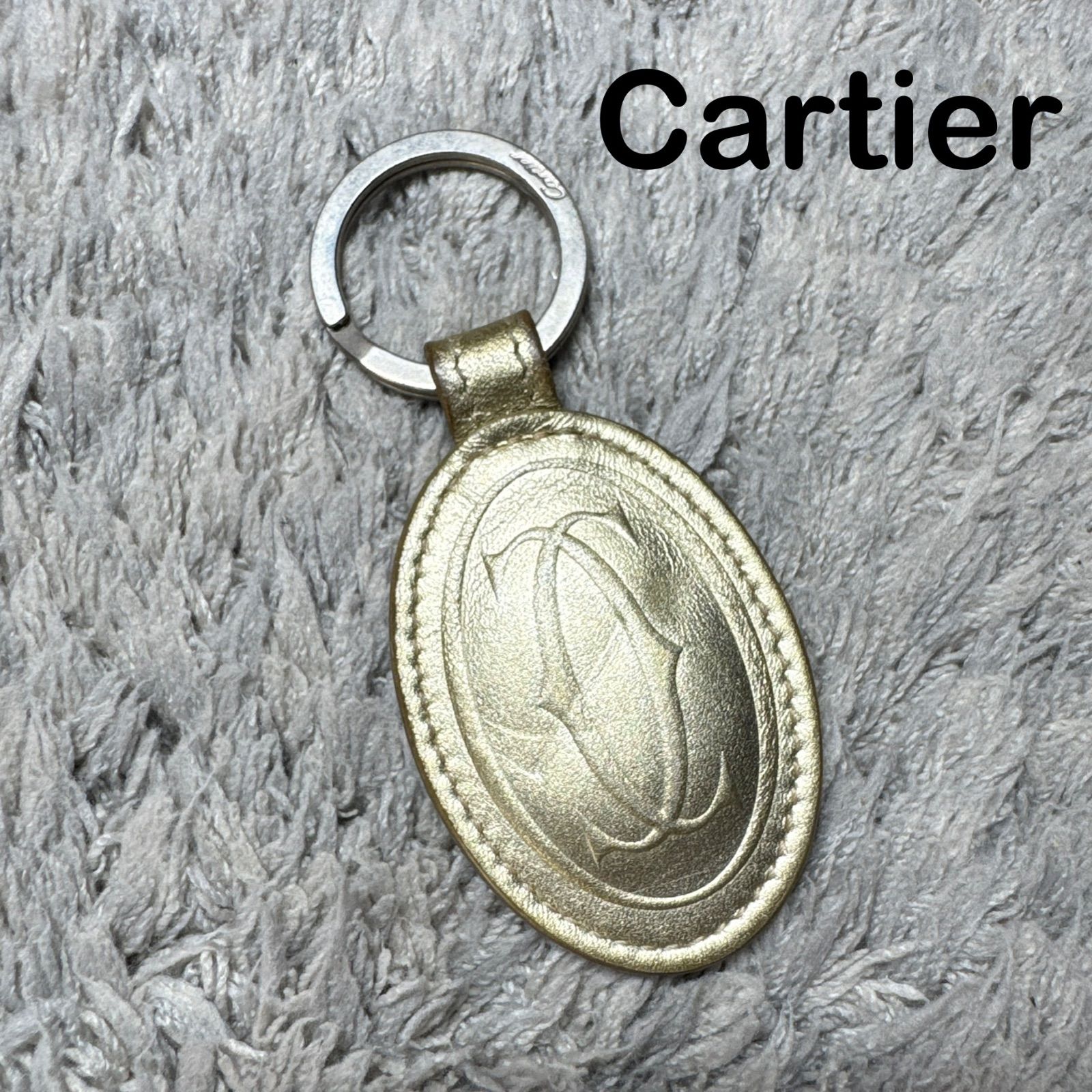 Cartier カルティエ キーホルダー キーリング マストライン ゴールド