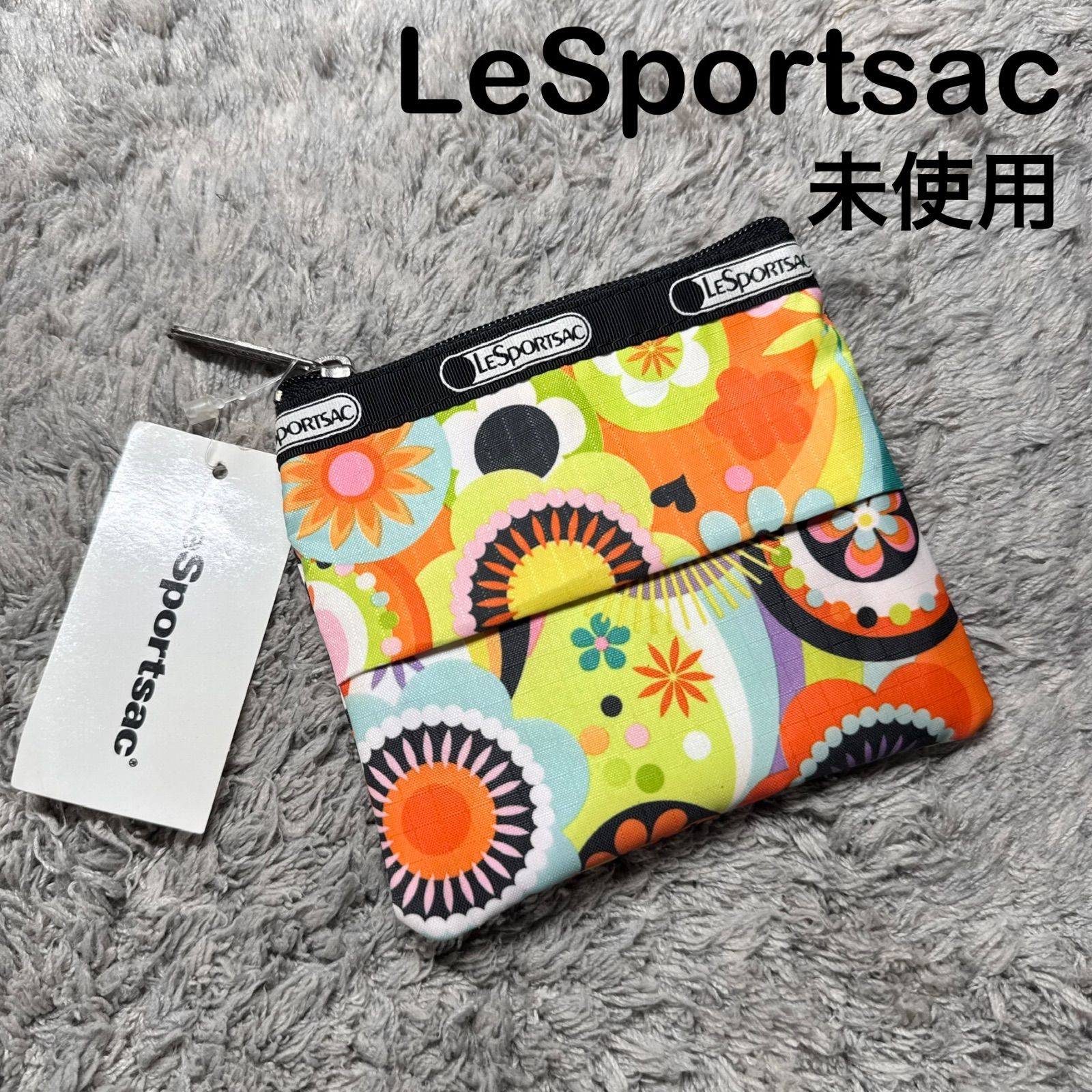 未使用】LeSportsac レスポートサック ミニポーチ ポケットティッシュ 
