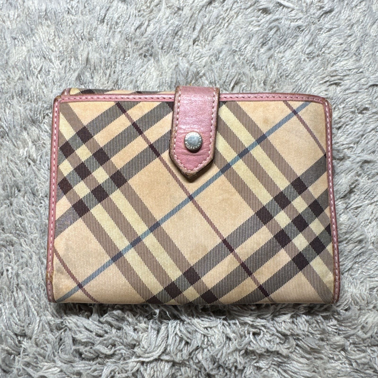 BURBERRY BLUE LABEL バーバリーブルーレーベル 二つ折り財布 ノバ