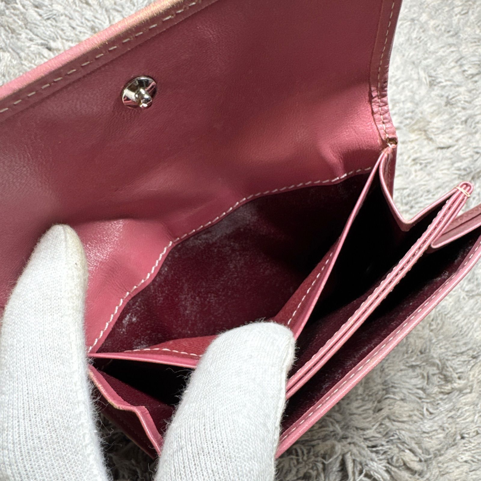 BURBERRY BLUE LABEL バーバリーブルーレーベル 二つ折り財布 ノバ