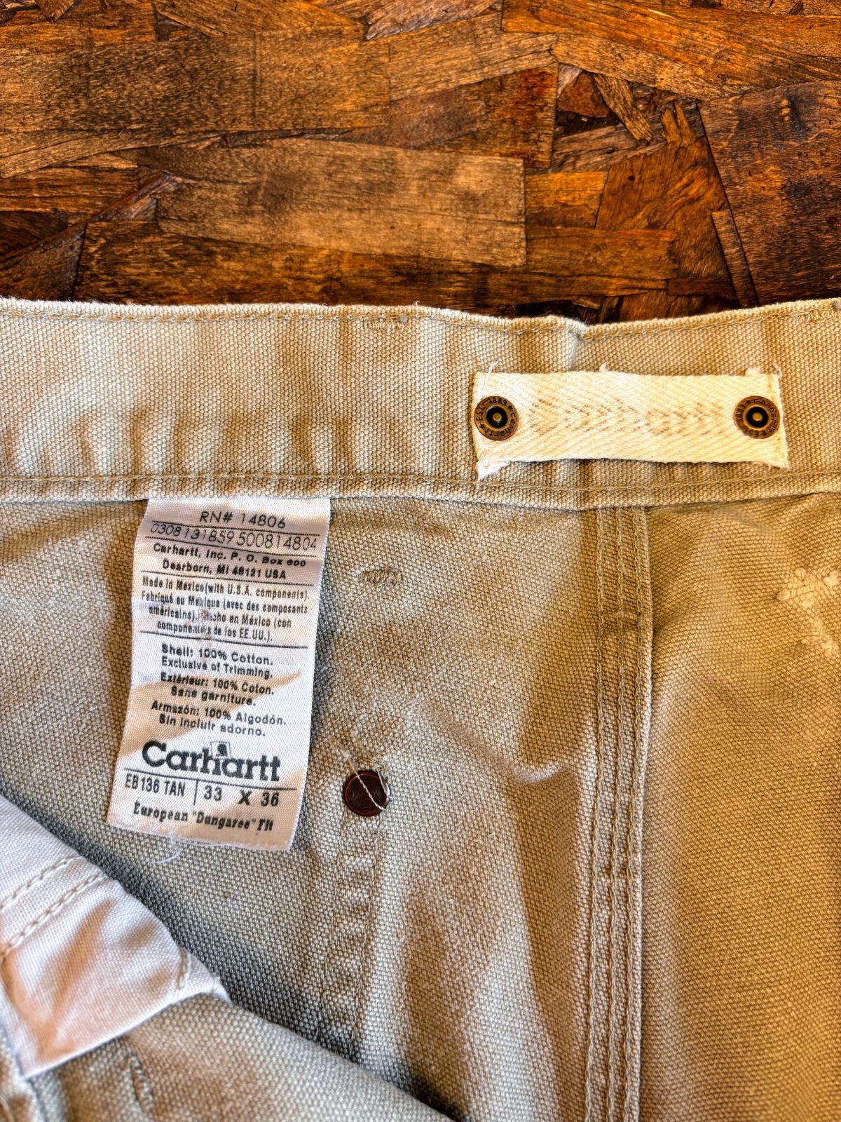 Carhartt/カーハート ダブルニー カットオフ ペインターショートパンツ