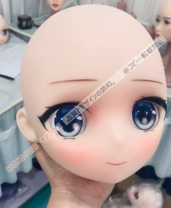 【送料無料】 ソフトTPE ヘッド二次元美少女 M16 140-168cmの身長のドールに適する 撮影　 鑑賞用 水洗い可能　マネキンパーツ　リアルドール CJF61P104