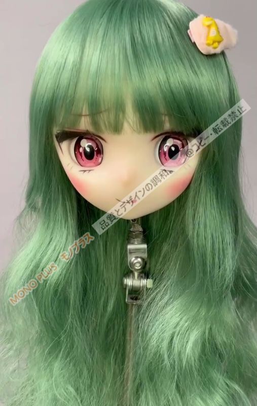 【送料無料】 ソフトTPE ヘッド二次元美少女 M16 100-125cmの身長のドールに適する 撮影　 鑑賞用 水洗い可能　マネキンパーツ　リアルドール CJF61P020