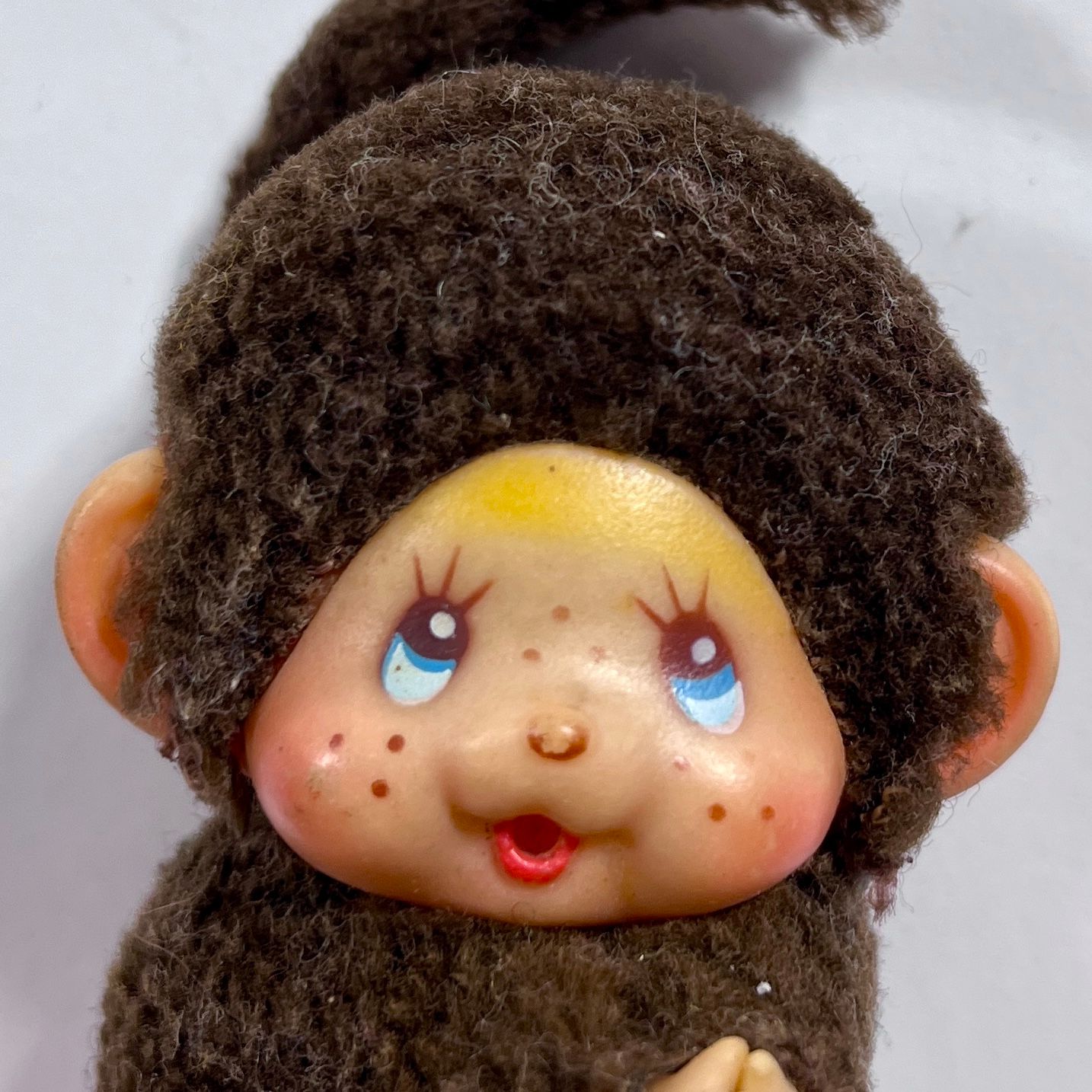 ☆ 希少 レア 昭和レトロ monchhichi モンチッチ ぬいぐるみ クリップ