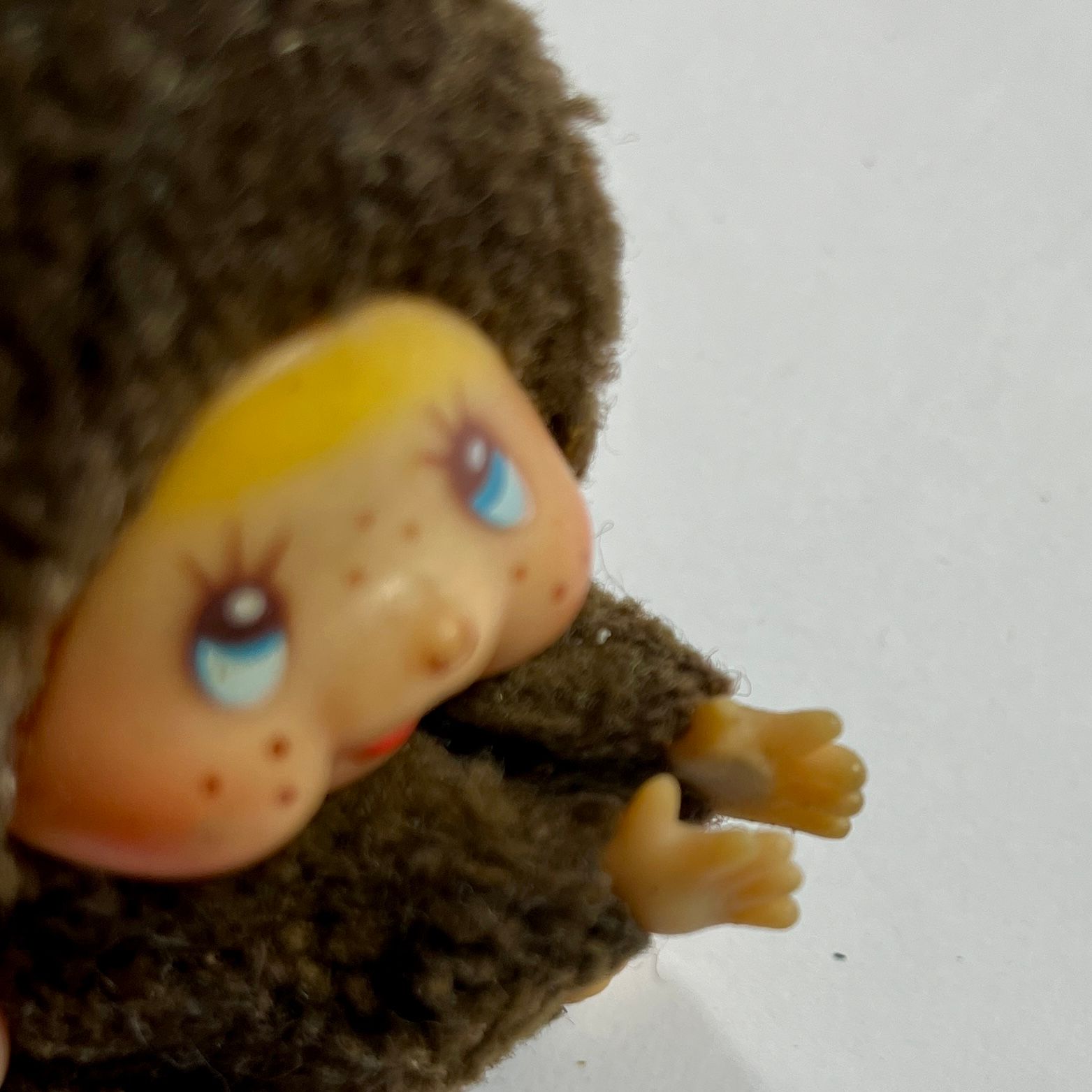 ☆ 希少 レア 昭和レトロ monchhichi モンチッチ ぬいぐるみ クリップ