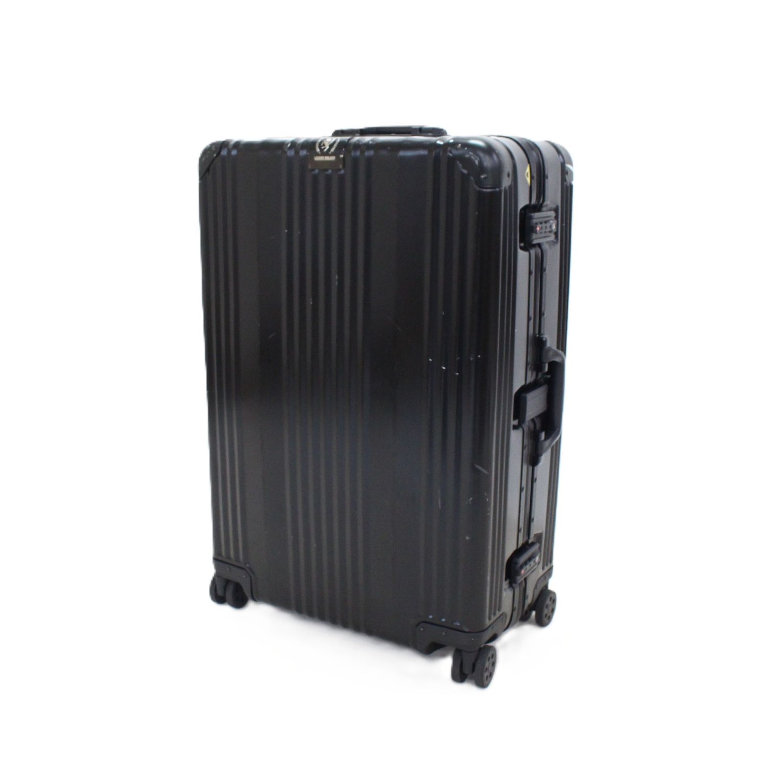 中古 [5-8泊向けサイズ]LEGEND WALKER 1510 88L アルミ製ハードスーツケース 1510-70-bk ブラック 【可(C)】