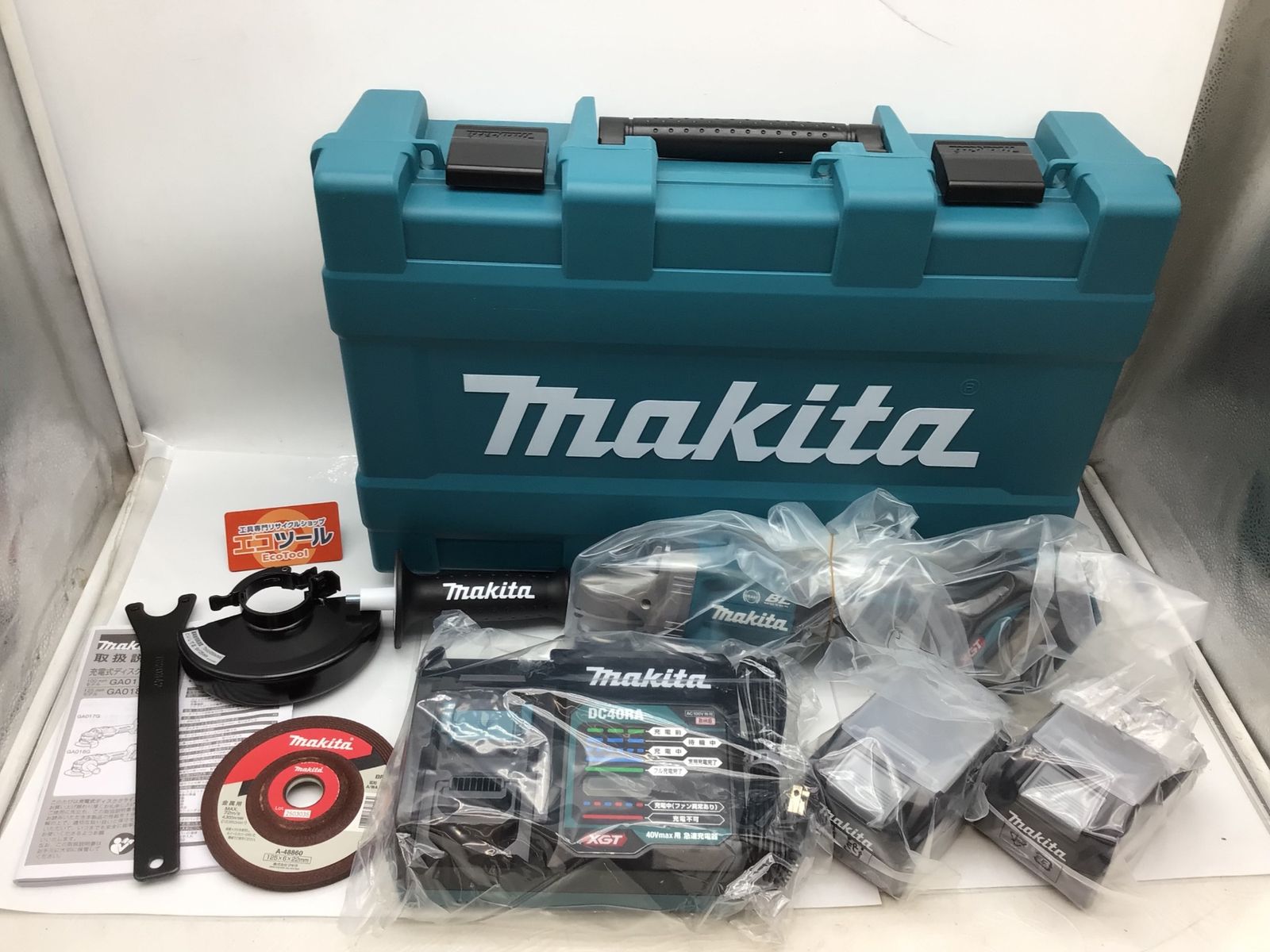 【未使用】Makita/マキタ GA018GRMX ☆ 40vMAX125mmディスクグラインダ [IT_D9HE6][知立][M04]