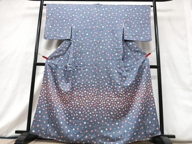 平和屋着物□訪問着 花尽くし 鮫小紋柄 正絹 逸品 CABG6711xe - メルカリ