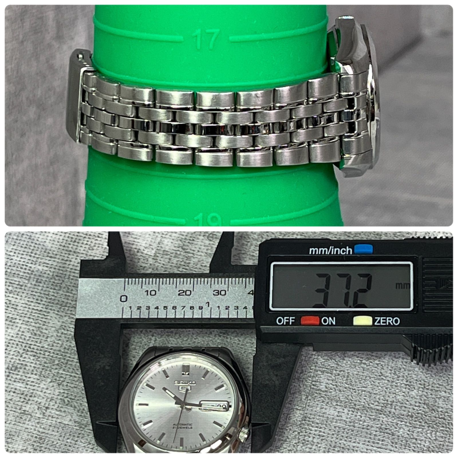 SEIKO セイコー5 SNK355K1 7S26-01V0 自動巻き 裏スケ Y2K デイデイト 
