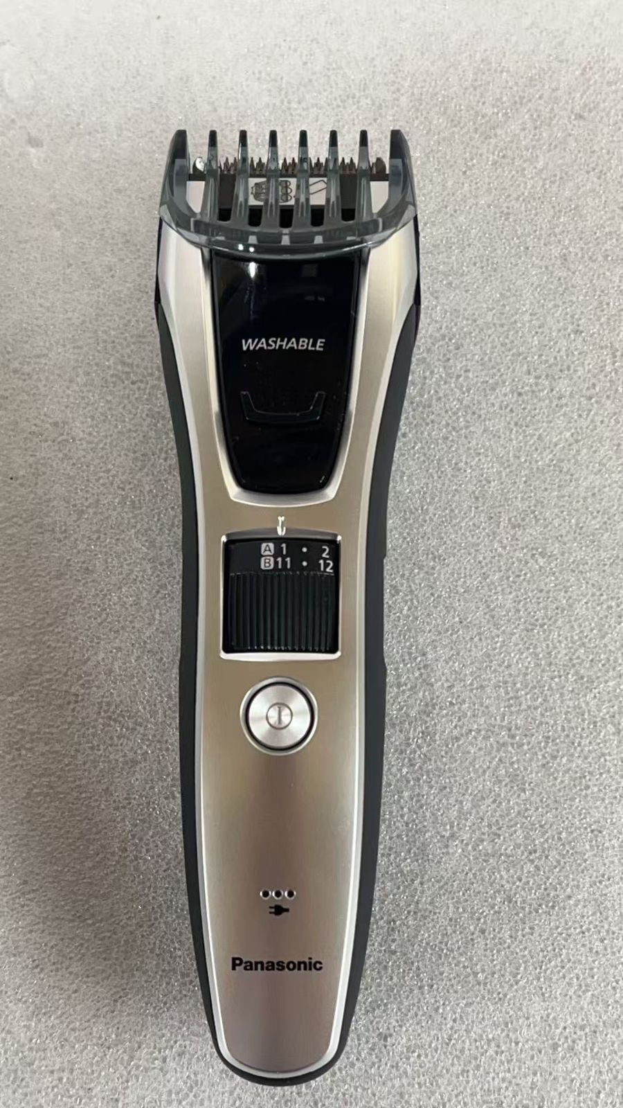 【美品】Panasonic バリカン パナソニック ヒゲトリマー マルチ バリカン シルバー調 ER-GB74-S