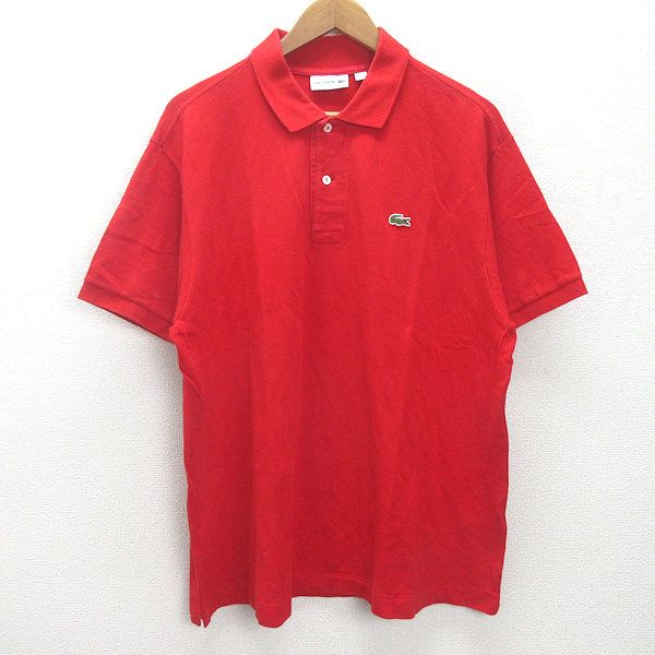 K□ラコステ/LACOSTE CLASSIC FIT 半袖ポロシャツ 鹿の子 大きいサイズ