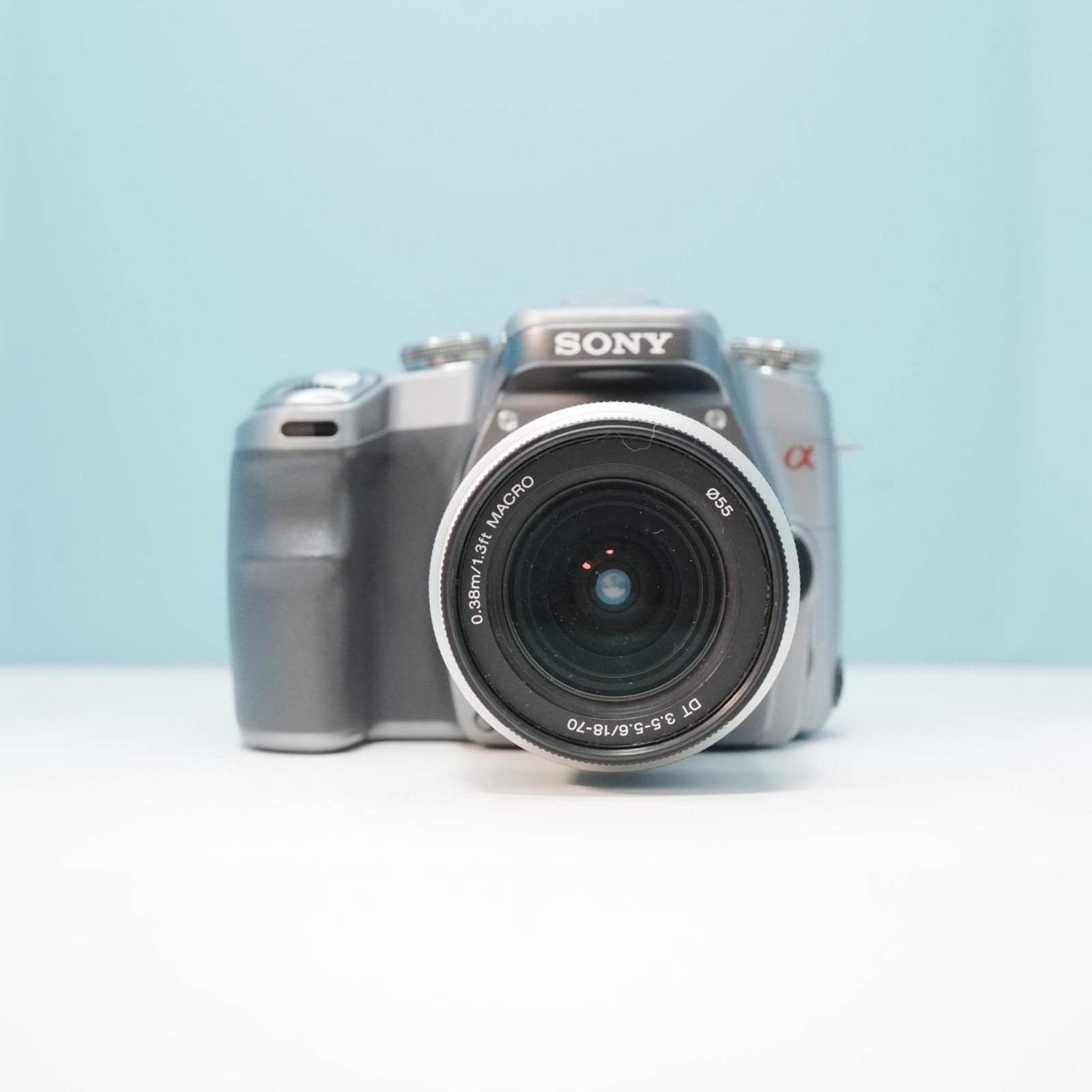 SONY α100 DSLR-A100 一眼レフ スマホ転送OK フルセット 美品 a6632