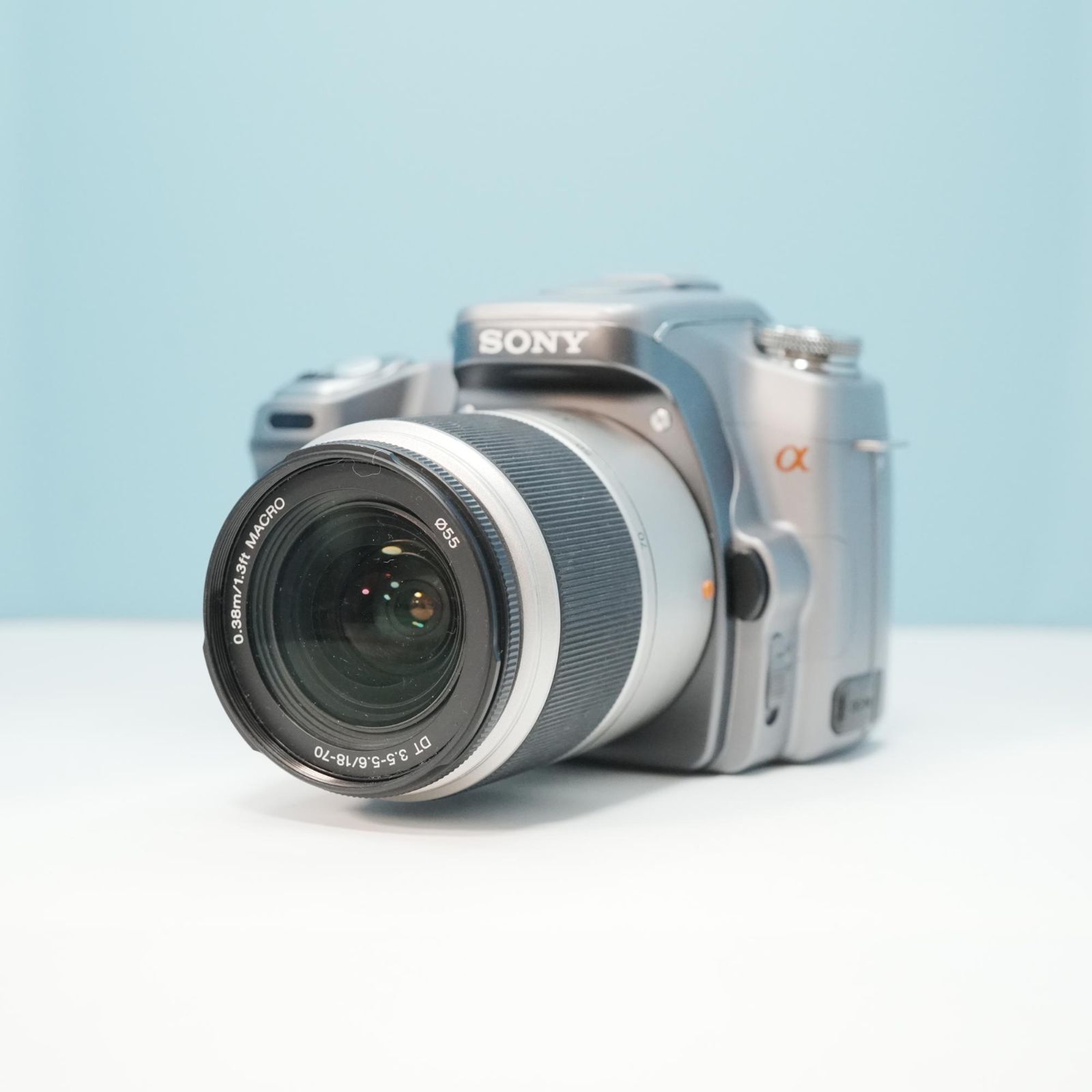 SONY α100 DSLR-A100 一眼レフ スマホ転送OK フルセット 美品 a6632