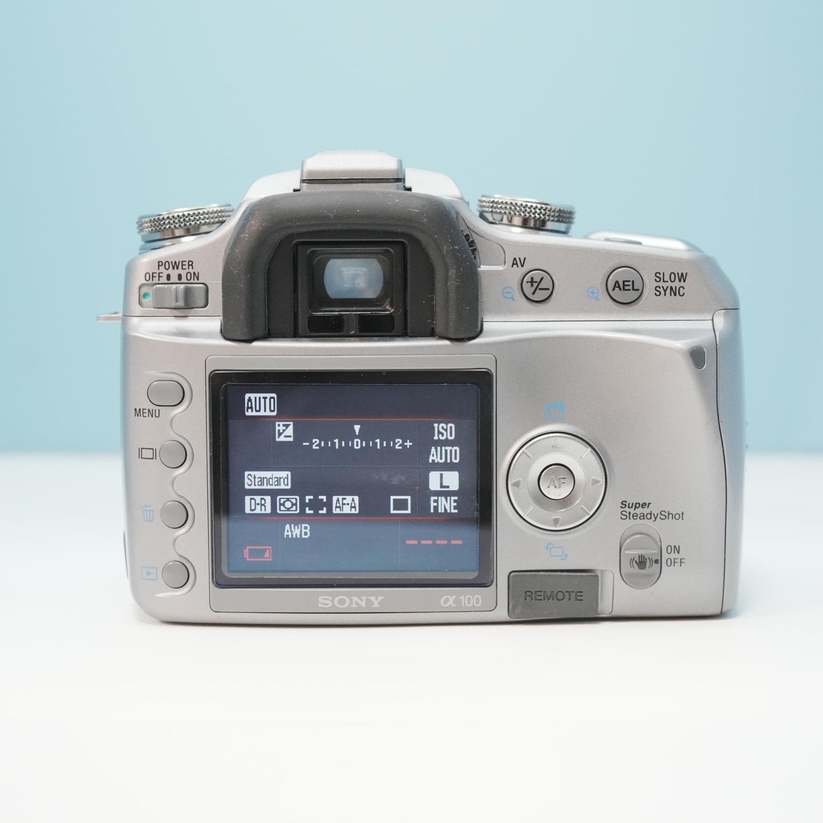 SONY α100 DSLR-A100 一眼レフ スマホ転送OK フルセット 美品 a6632
