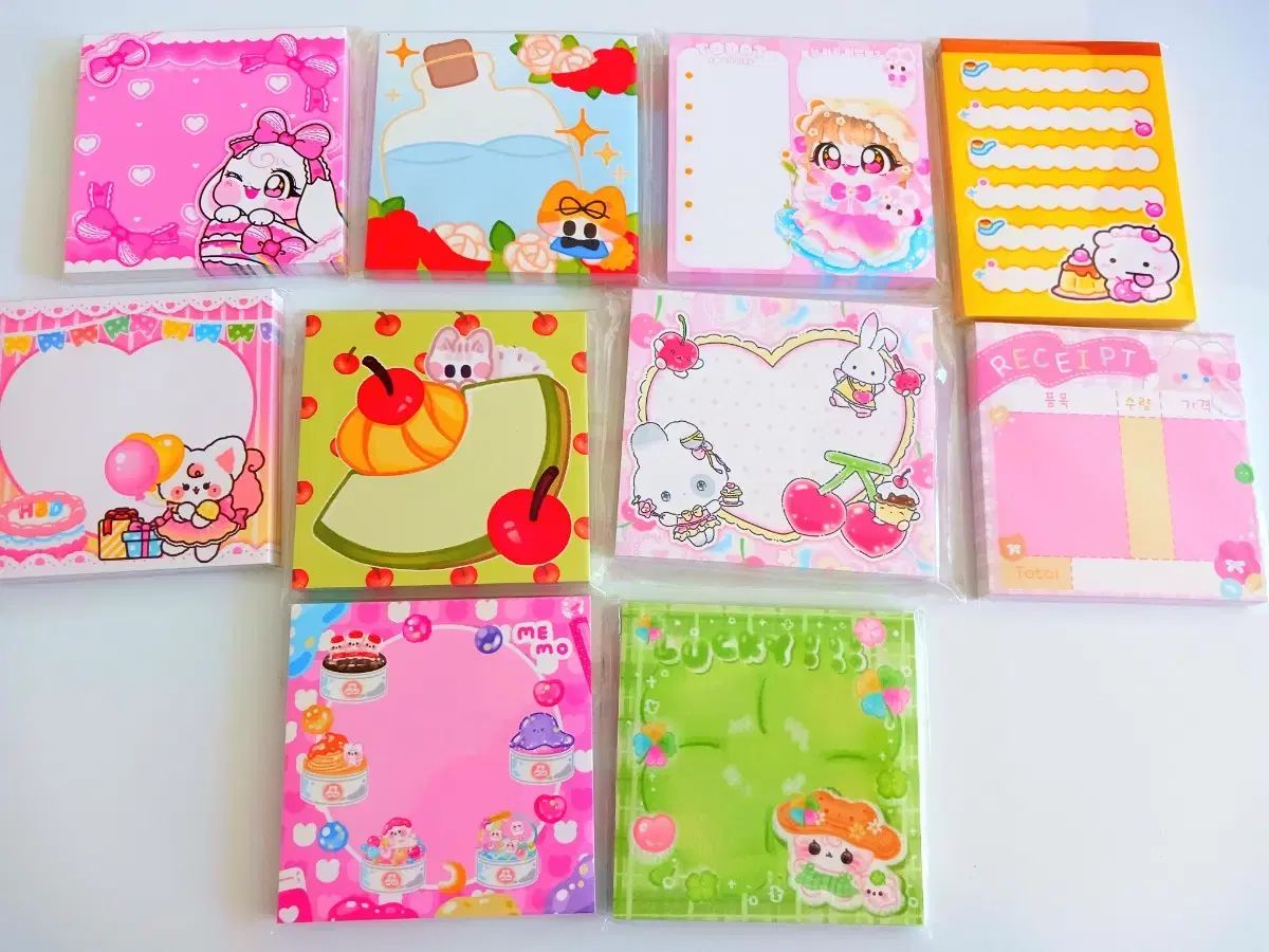 新品　国内作家　SAKIPON メモ　全9種　セット　各20枚 韓国文具 韓国雑貨 文房具用品 出品 商品の説明【商品説明】写真の…