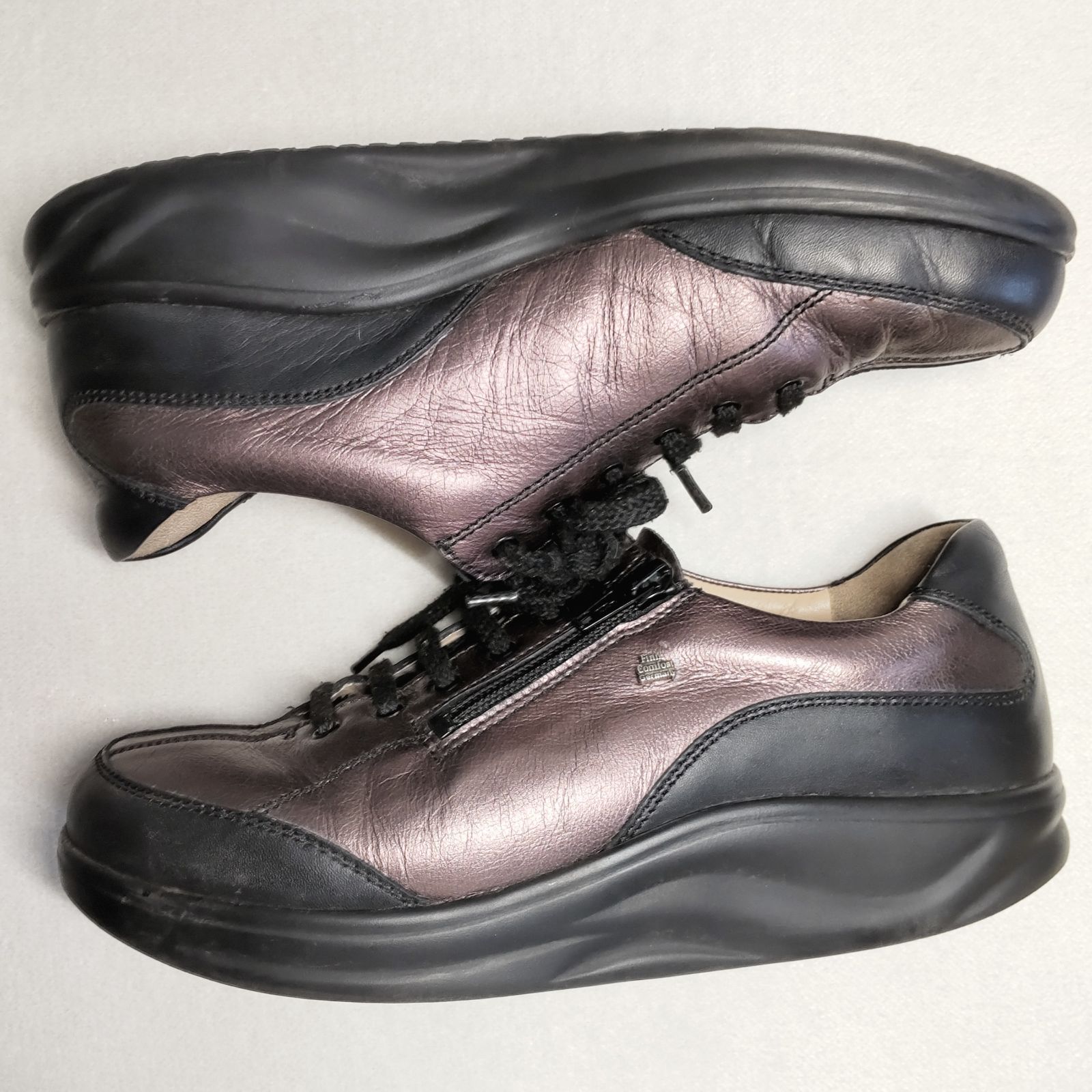 良品】Finn Comfort/フィンコンフォート/サイドジップ/スニーカー