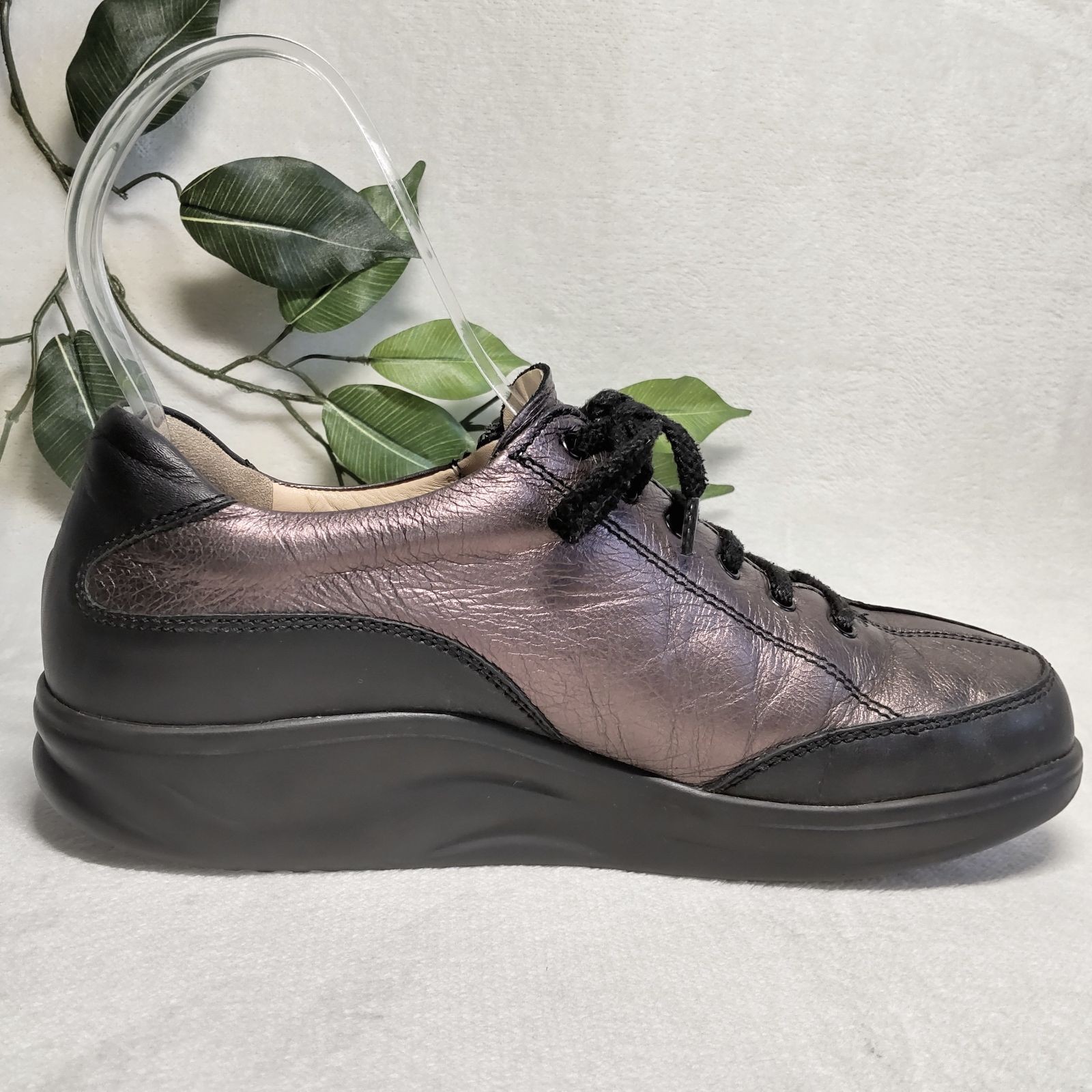 良品】Finn Comfort/フィンコンフォート/サイドジップ/スニーカー