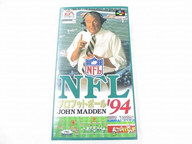 中古品 ゲーム スーパーファミコン ソフト NFL プロフットボール 94 箱