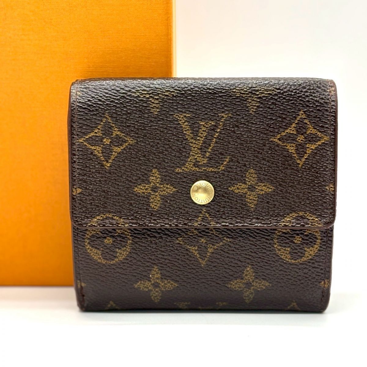 時を重ねる美意識】 LOUIS VUITTON 二つ折り財布 モノグラム エリーズ