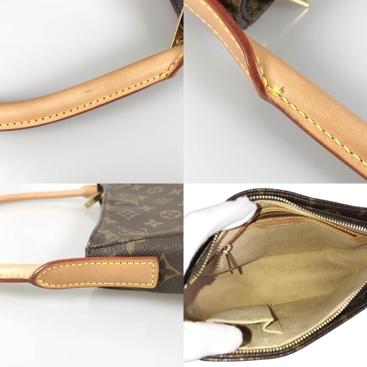 ルイ・ヴィトン LOUIS VUITTON モノグラム ルーピング MM M51146 PVC