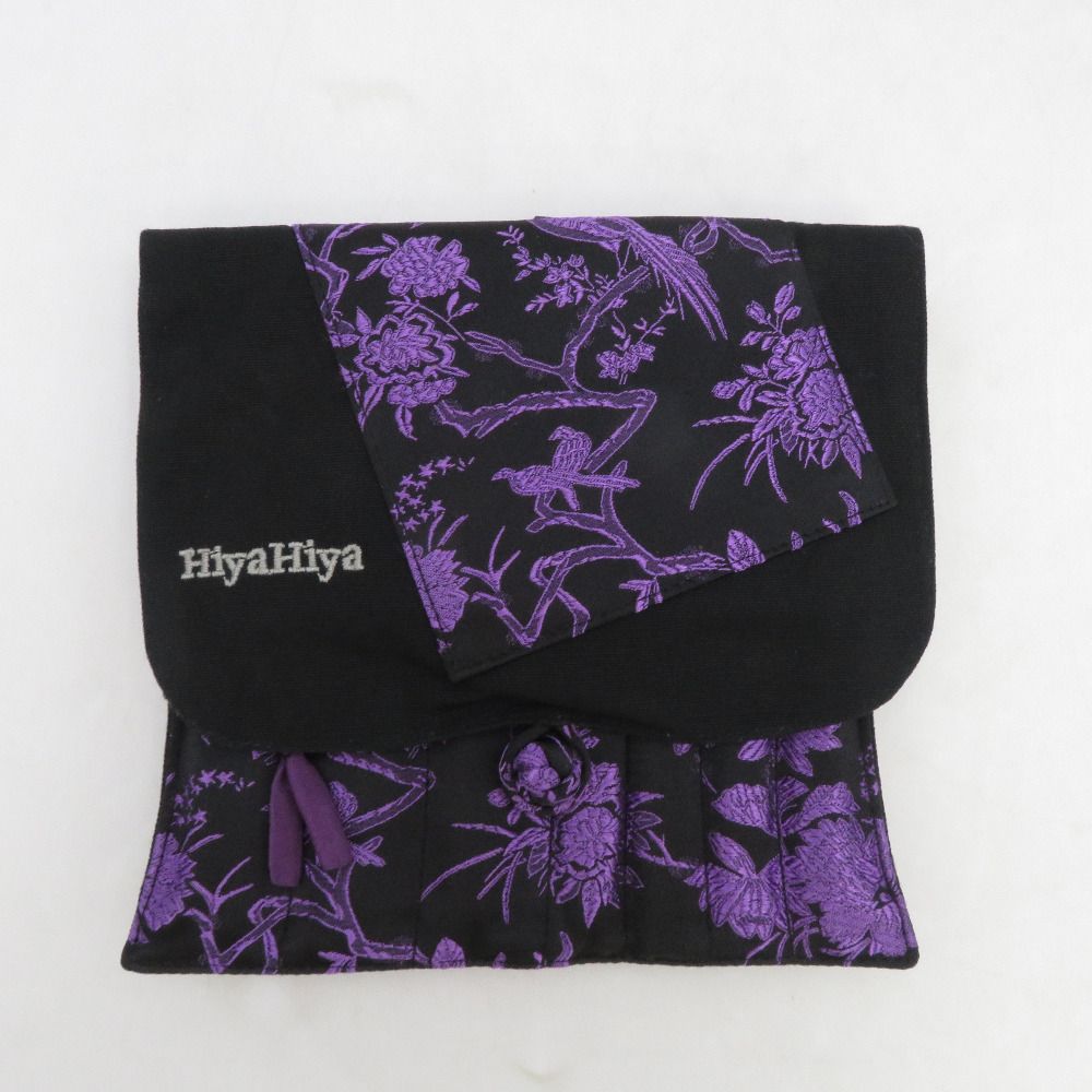 裁縫道具 Hiya Hiya Europe 金属製付け替え輪針セット パープル（8サイズ・付け替えコード4本・ケース付き）羊ゲージ付き