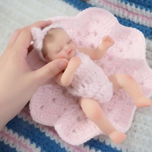 5インチ 12CM リボーンドール シリコン製 フルボディ リアルな赤ちゃん