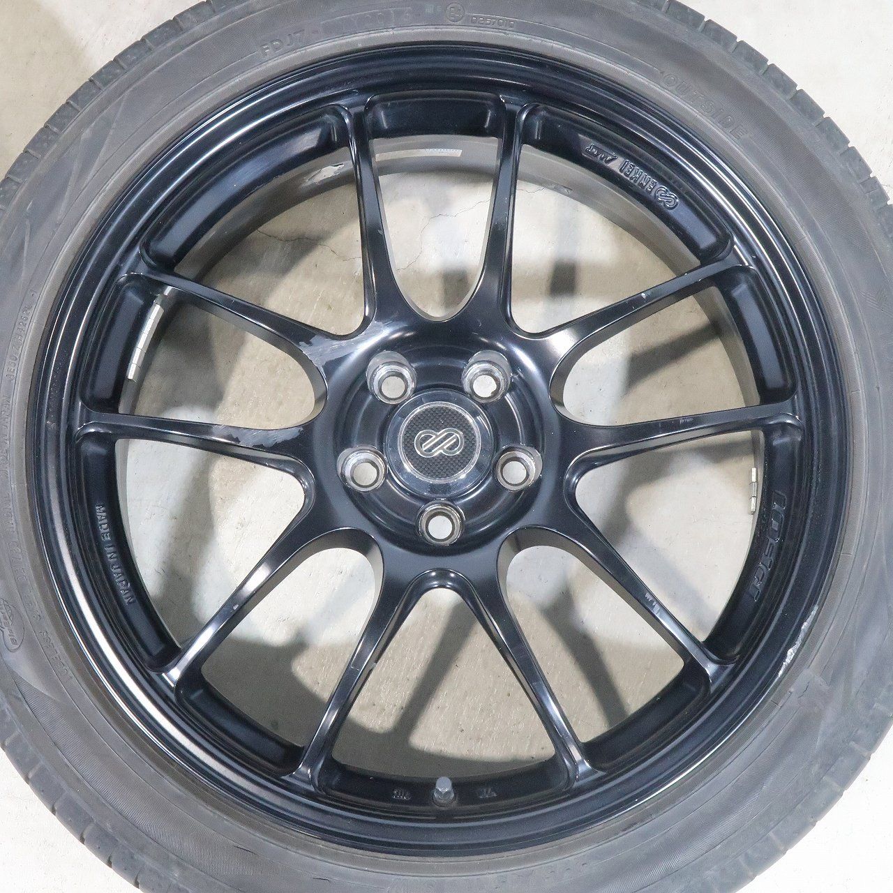 4本 ENKEI PF01 18インチ 7.5J +45 5H PCD100 ラジアル ヨコハマ 