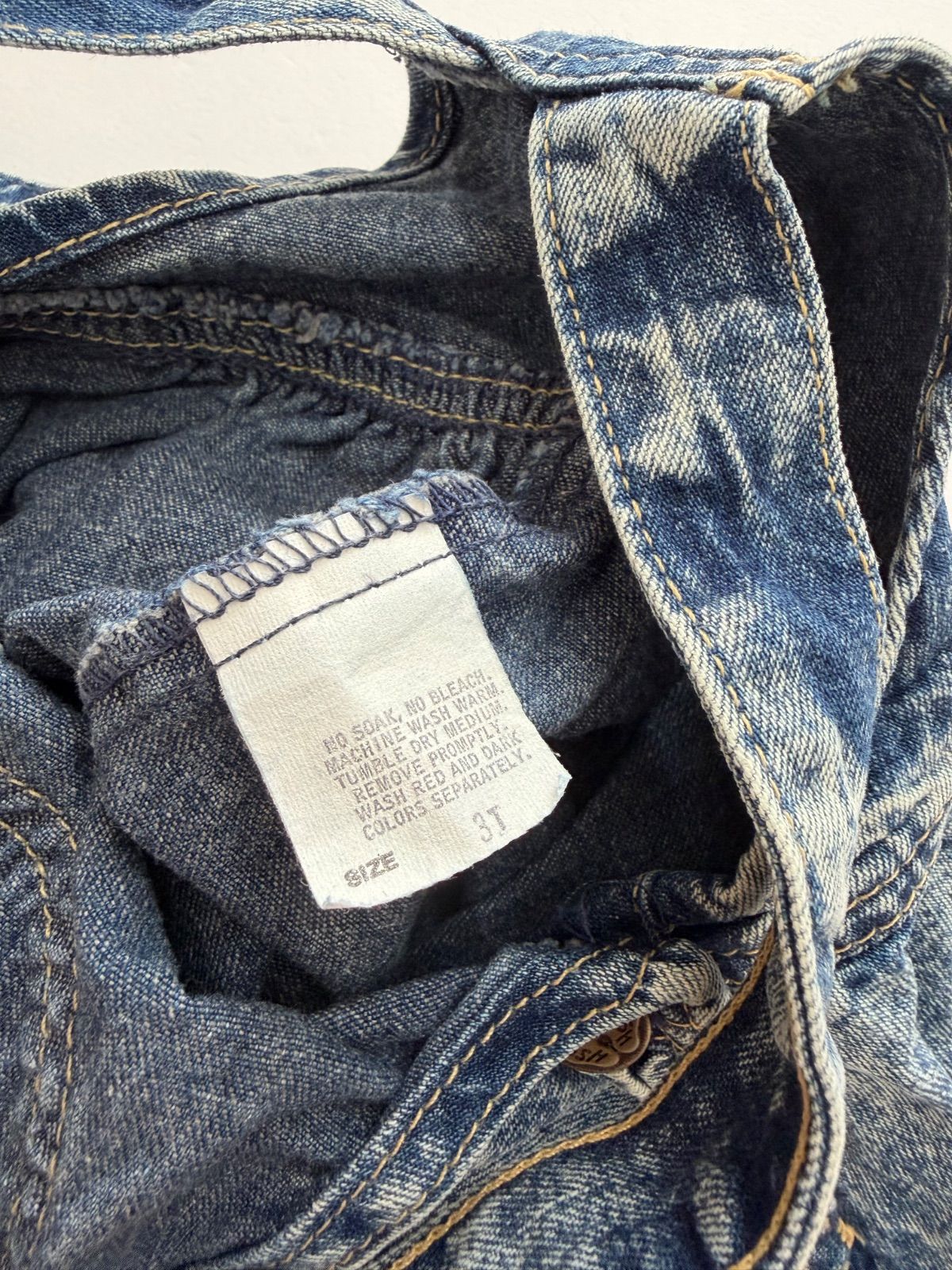 Size 100】vintage Oshkosh アシッドウォッシュ ジャンパースカート-高級感