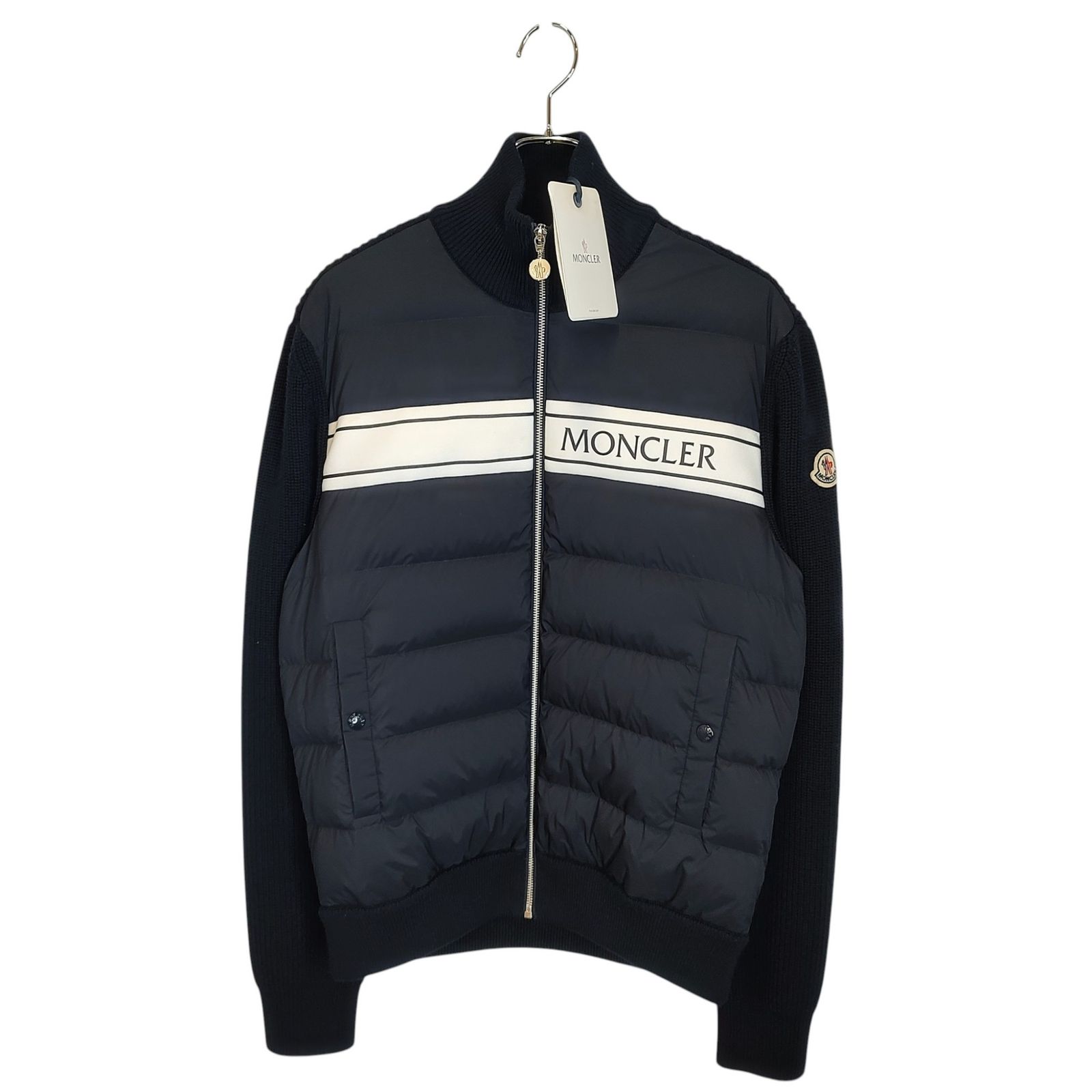 MONCLER モンクレール CARDIGAN TRICOT ニット 切替 ダウンジャケット