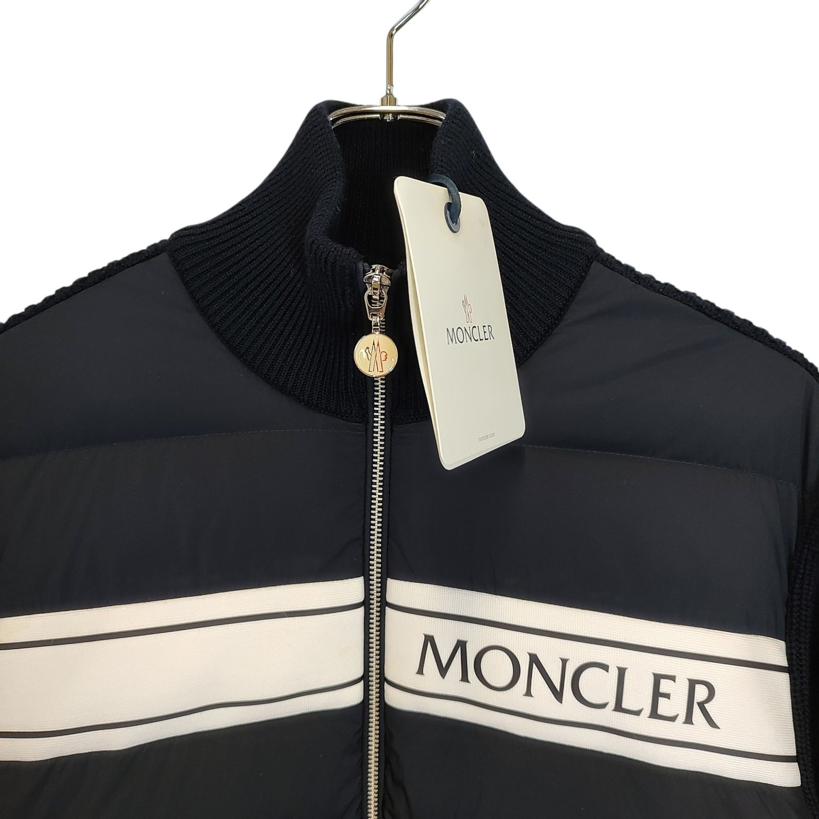 MONCLER モンクレール CARDIGAN TRICOT ニット 切替 ダウンジャケット