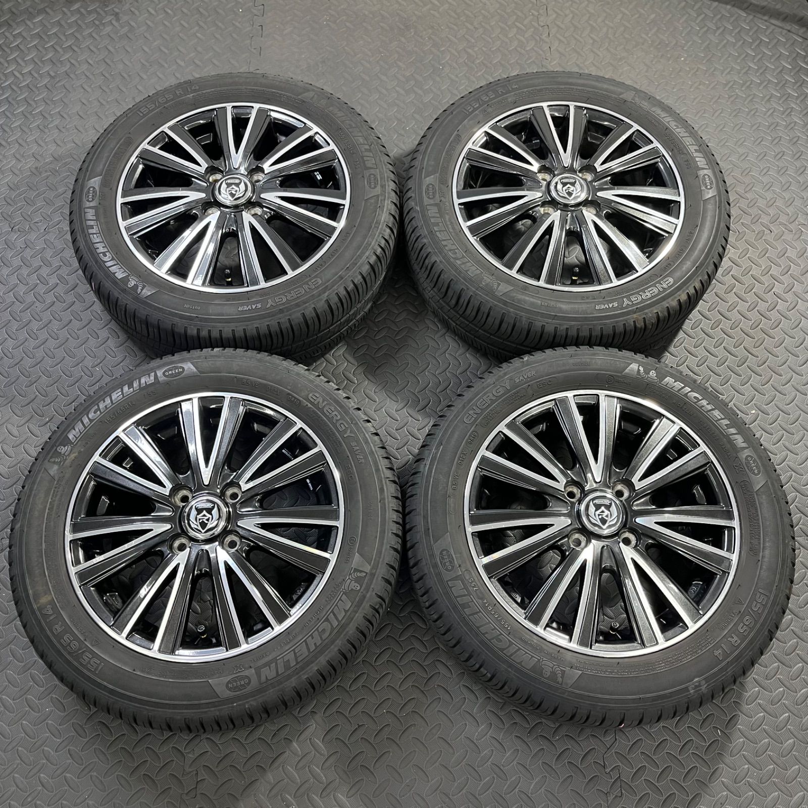 19年製 155/65R14 ミシュラン エナジーセイバー ウェッズ ライツレー