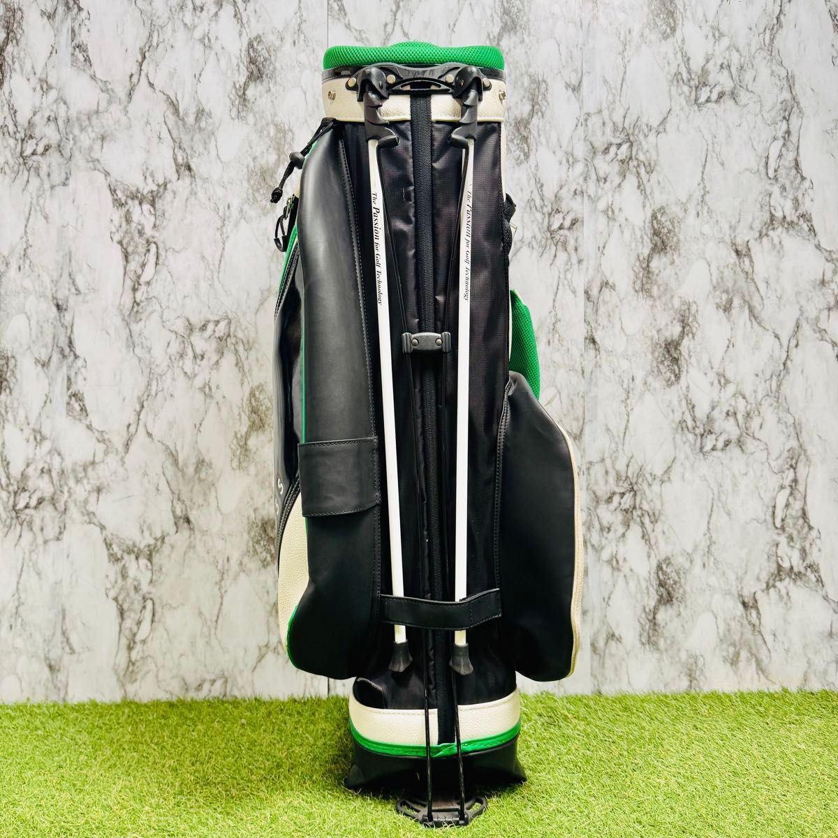 【中古】希少レア エリートグリップ Y360° スタンド式 キャディバッグ 中古】希少レア エリートグリップ Y360° スタンド式 キャディバッグ