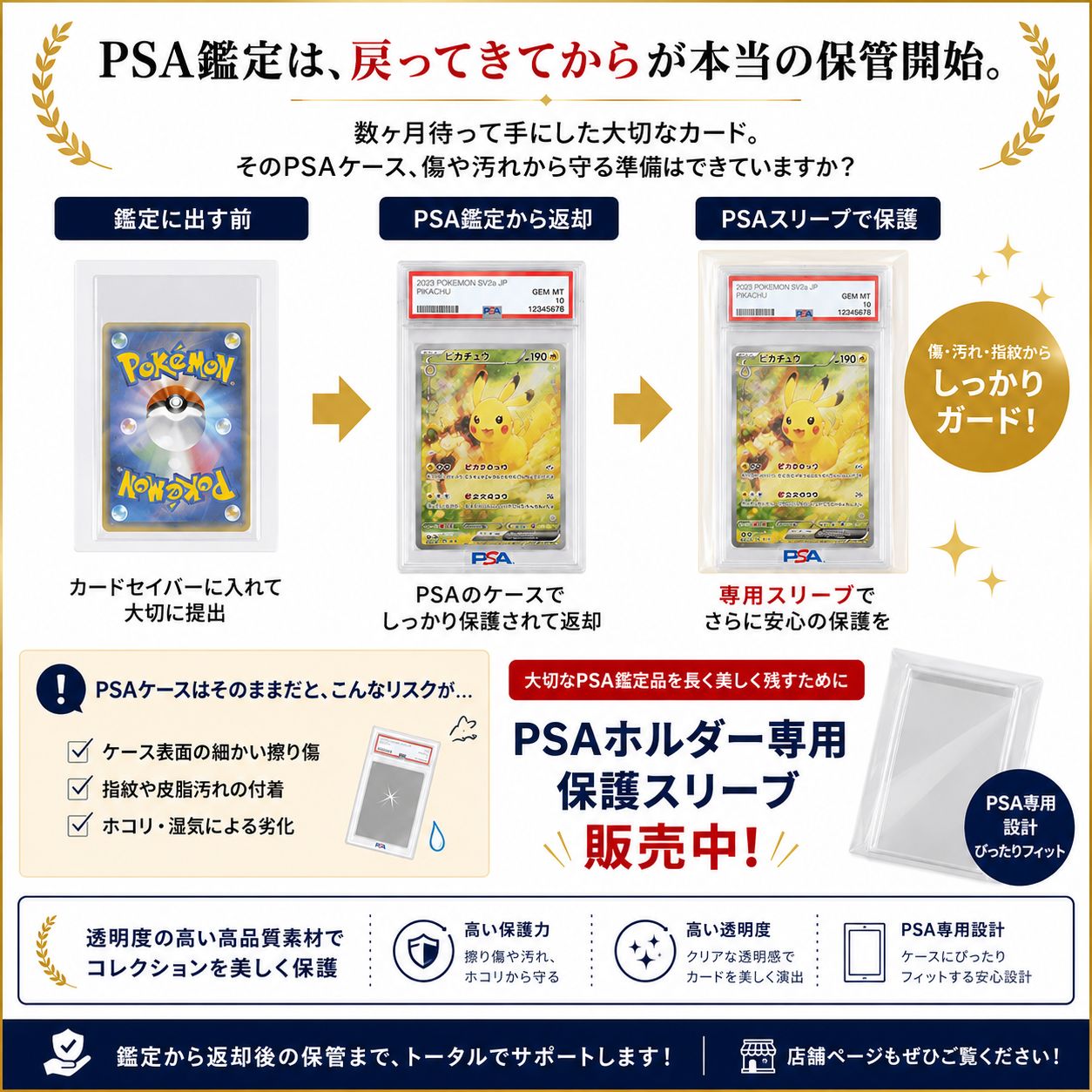 PSA鑑定セット 鑑定キット 20枚 提出用 カードセイバー カードセーバー