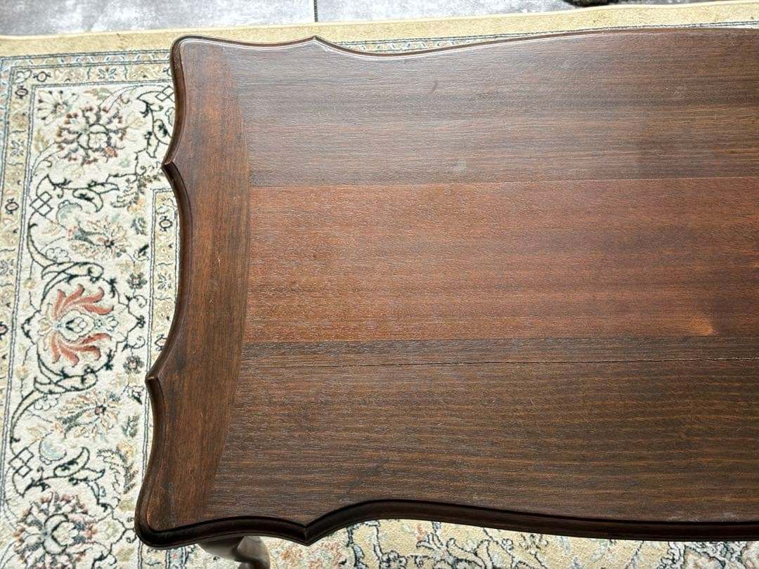 レトロ ローテーブル 猫脚 クラシック レトロ センターテーブル