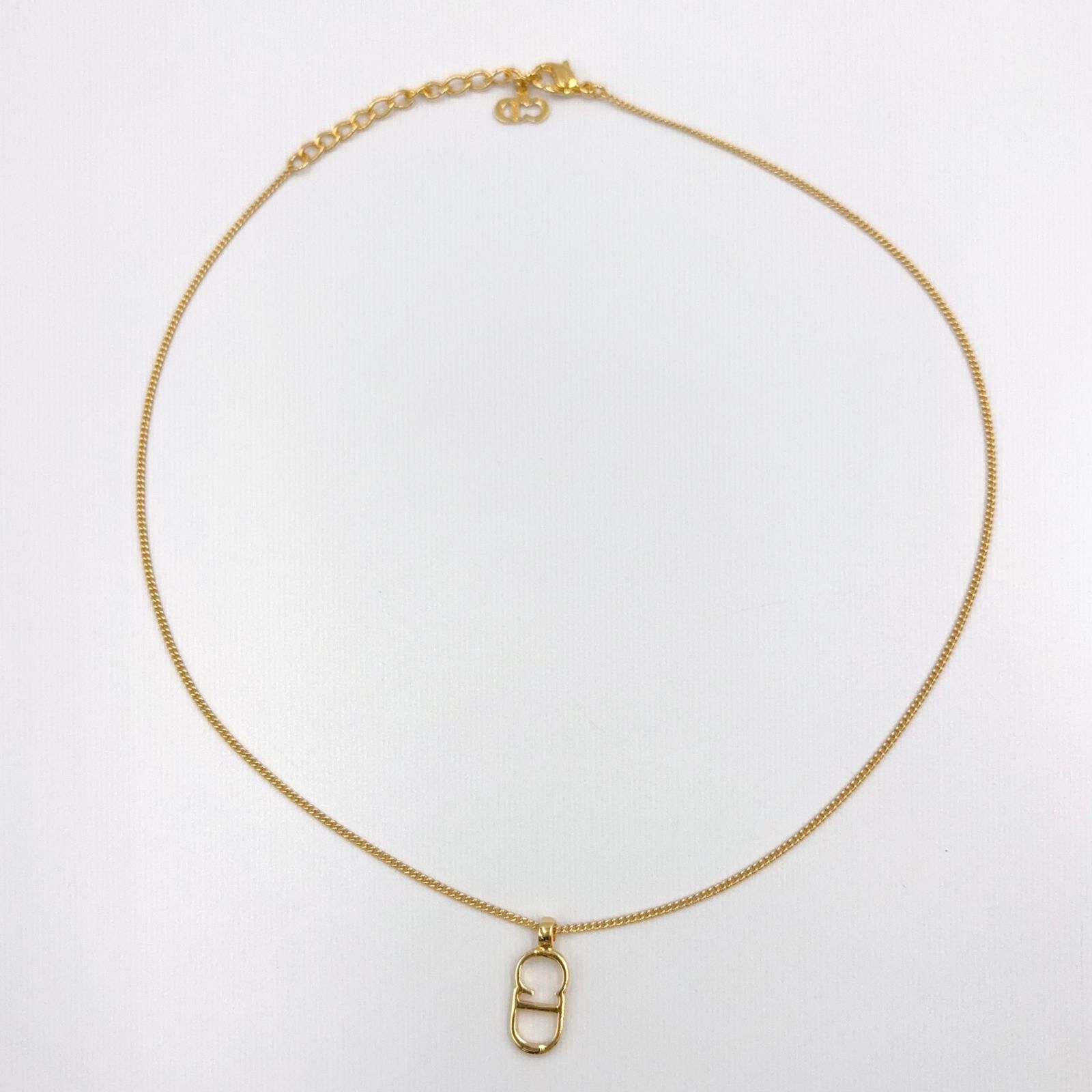 Christian Dior CDロゴ GP ゴールド ネックレス - メルカリ