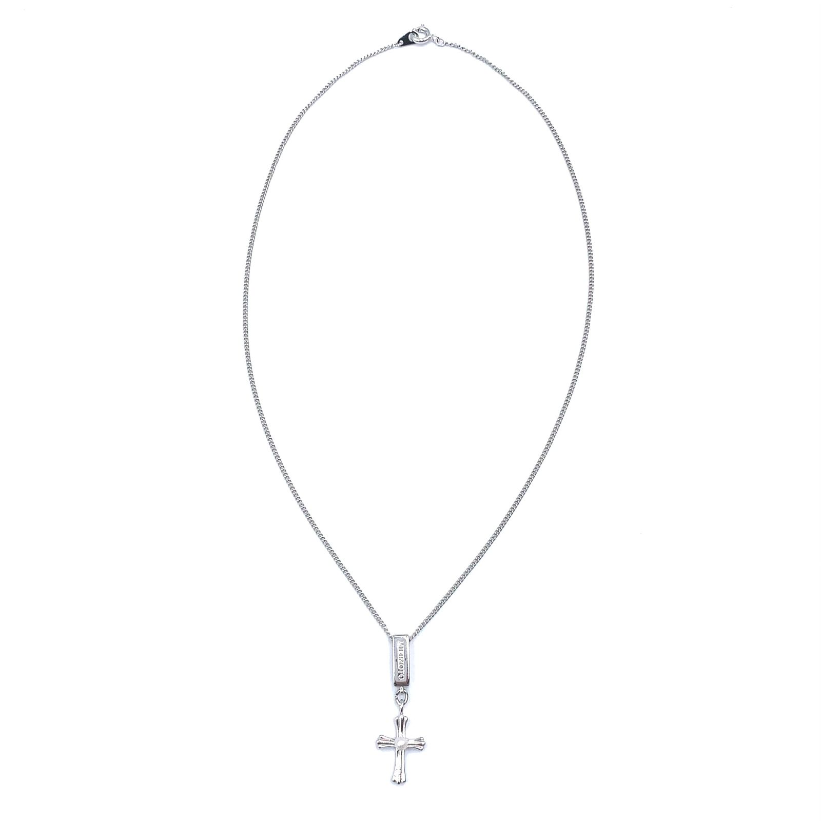 新着】MIKIMOTO パールクロス SV925×あこや真珠 シルバー×ホワイト