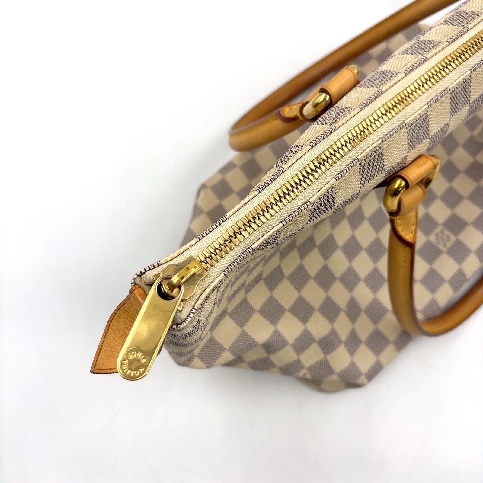 新着】LOUIS VUITTON ダミエアズール ダミエアズール レザー×PVC