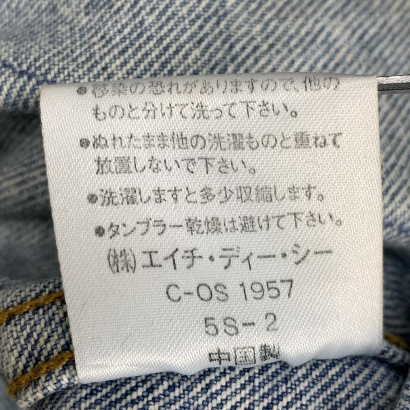 中古】Harley Davidson デニムジャケット サイズM ライトブルー