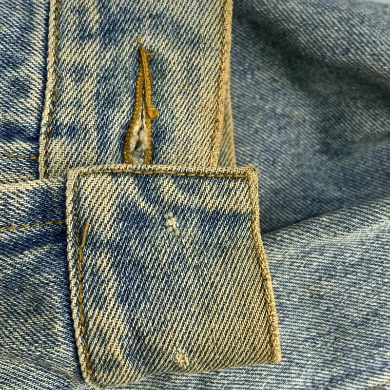 中古】Harley Davidson デニムジャケット サイズM ライトブルー
