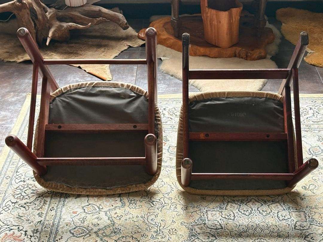 カリモク karimoku レトロ ビンテージ チェア 2脚セット IZ - メルカリ