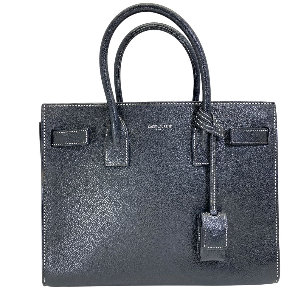SAINT LAURENT PARIS サンローラン パリ Sac De Jour Baby サック ド ジュール ベイビー ハンドバッグ 421863 グレインレザー ブラック 2WAY ショルダーバッグ レディース