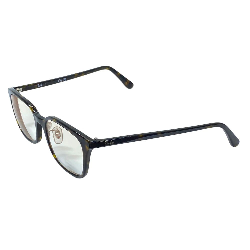 Ray-Ban レイバン スクエア 眼鏡 メガネ アイウェア RB5407D 2012 プラスチック ダーク ブラウン べっ甲 ハバナ 52□19 145 度有 洗練 上品 高級感 スタイリッシュ 定番 人気 モード エレガント
