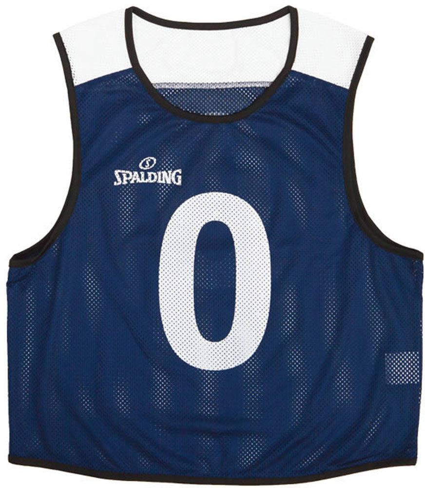 スポルディング SPALDING バスケット ビブス6枚セット No.0～5 バスケットボール チーム 練習試合 チーム分け 体育 運動会 授業 クラス対抗 番号 体育館 グラウンド SUB130180 5400 ネイビー